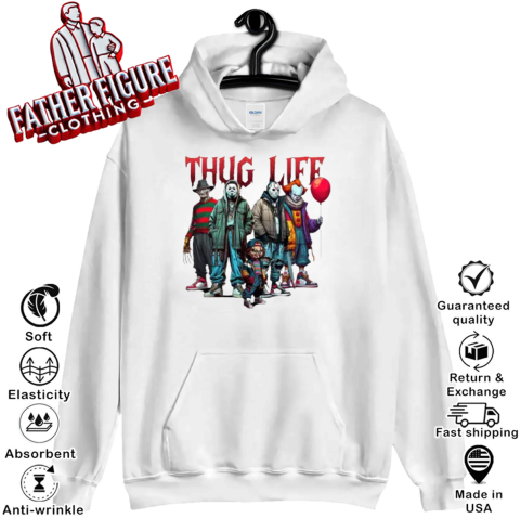 Thug Life Horror Movie Hoodie