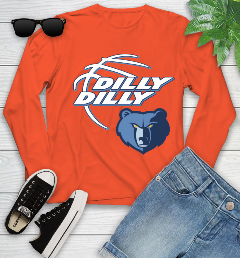 NBA Memphis Grizzlies Dilly Dilly Basketball Sports Youth Long Sleeve 4