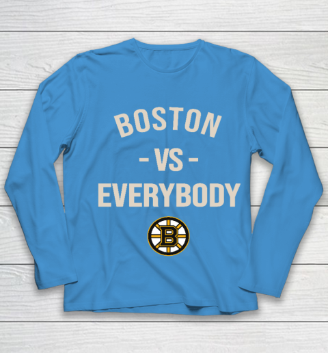 Boston Bruins Vs Everybody Youth Long Sleeve 5