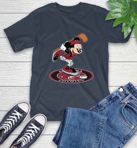 NHL Hockey Arizona Coyotes Cheerful Mickey Disney Shirt T-Shirt 4