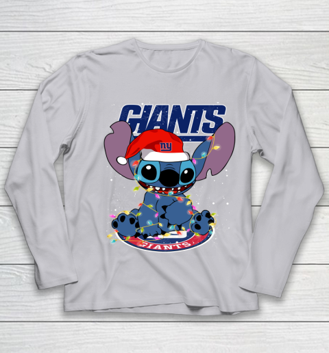 New York Giants NFL Football noel stitch Christmas Youth Long Sleeve 3