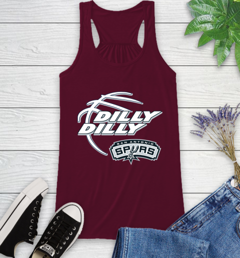 NBA San Antonio Spurs Dilly Dilly Basketball Sports Racerback Tank 3