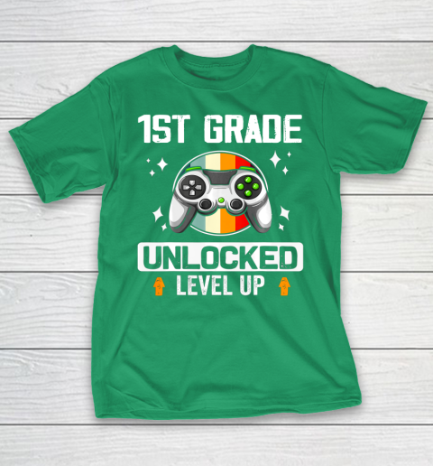 Next Level t shirts 1st Grade Unlocked Level Up Back To School First Grade Gamer T-Shirt 5
