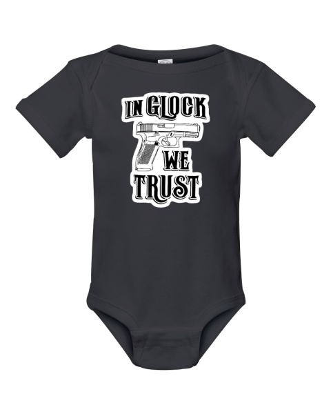 Unisex In Glock We Trust Collections Infant Bodysuit