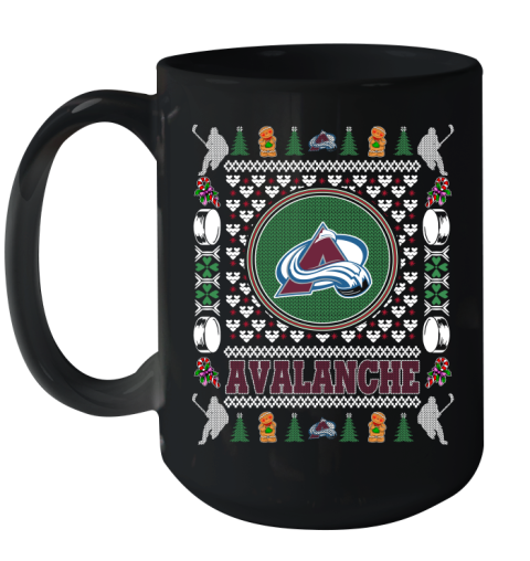 Colorado Avalanche Merry Christmas NHL Hockey Loyal Fan Ceramic Mug 15oz