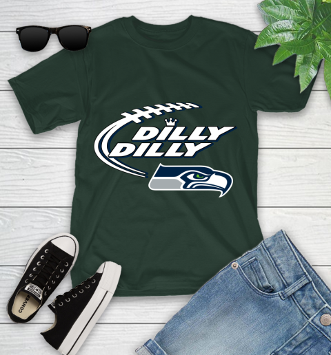 NFL Seattle Seahawks Dilly Dilly Football Sports Youth T-Shirt 5
