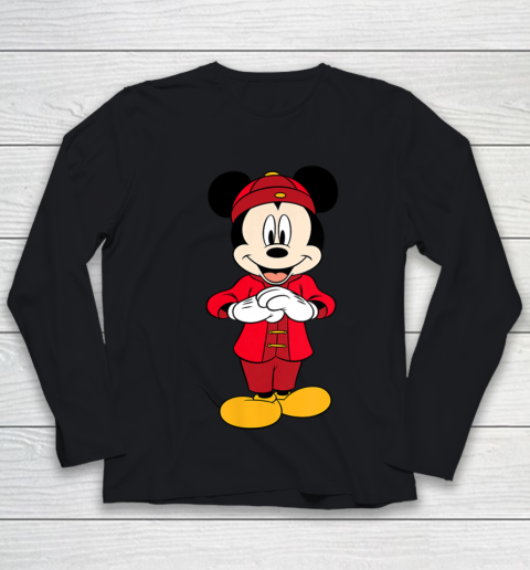 Disney Mickey Year of the Mouse Lunar New Year Premium Youth Long Sleeve