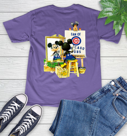 MLB Baseball Chicago Cubs Mickey Drawing Shirt 53