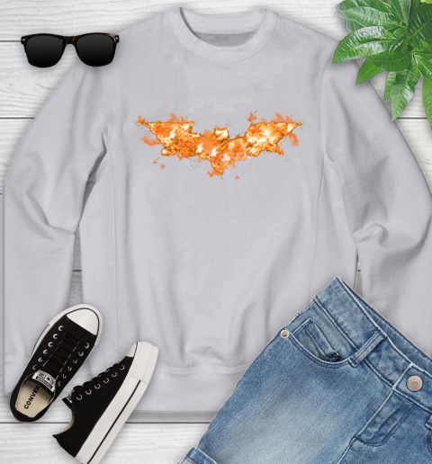 NBA San Antonio Spurs Batman Logo DC Basketball Sports Shirt Youth Sweatshirt 3