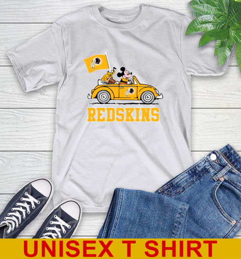 NFL Football Washington Redskins Pluto Mickey Driving Disney Shirt T-Shirt 12
