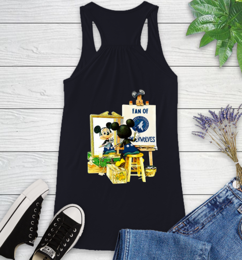 NBA Basketball Minnesota Timberwolves Mickey Drawing Shirt 43
