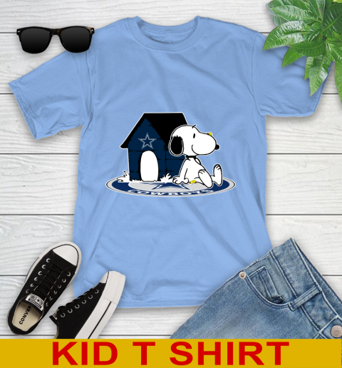 NFL Football Dallas Cowboys Snoopy The Peanuts Movie Shirt Youth T-Shirt 11