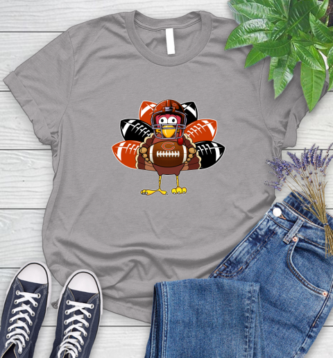 Chicago Bears Turkey Thanksgiving Day Women's T-Shirt 5