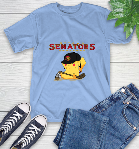 NHL Pikachu Hockey Sports Ottawa Senators T-Shirt 11