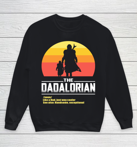 The Dadalorian Fathers Day Funny Youth Sweatshirt
