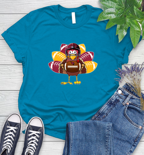Arizona Cardinals Turkey Thanksgiving Day Women's T-Shirt 7