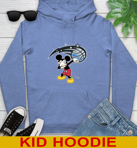 Orlando Magic NBA Basketball Dabbing Mickey Disney Sports Youth Hoodie 12