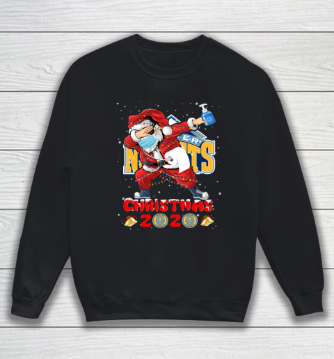 Denver Nuggets Funny Santa Claus Dabbing Christmas 2020 NBA Sweatshirt