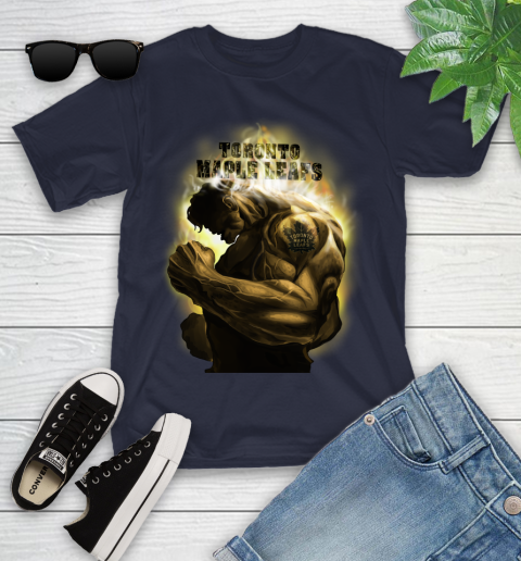 Toronto Maple Leafs NHL Hockey Hulk Marvel Avengers Sports Youth T-Shirt 2