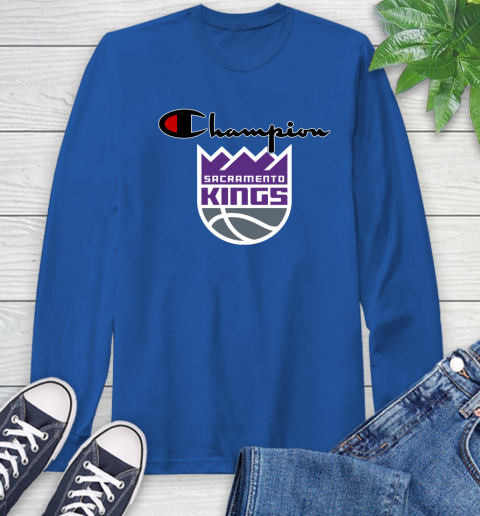 NBA Basketball Sacramento Kings Champion Shirt Long Sleeve T-Shirt 7