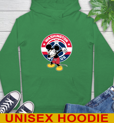 Washington Wizards NBA Basketball Dabbing Mickey Disney Sports Hoodie 8