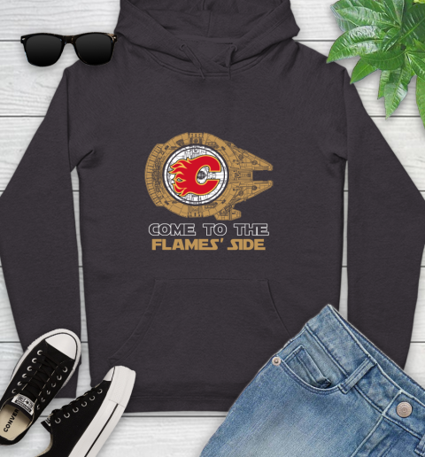 NHL Come To The Calgary Flames Wars Hockey Sports Youth Hoodie 8