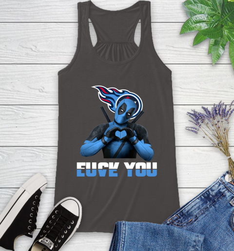 NHL Tennessee Titans Deadpool Love You Fuck You Football Sports Racerback Tank 11
