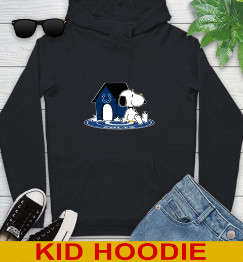 NFL Football Indianapolis Colts Snoopy The Peanuts Movie Shirt Youth Hoodie 2
