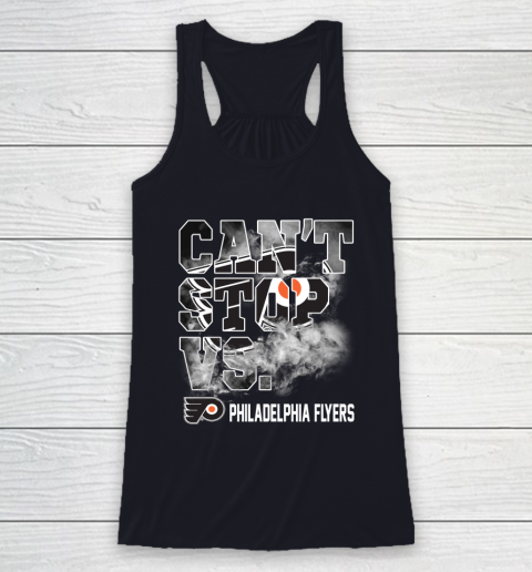 NHL Philadelphia Flyers Hockey Can't Stop Vs Racerback Tank 7