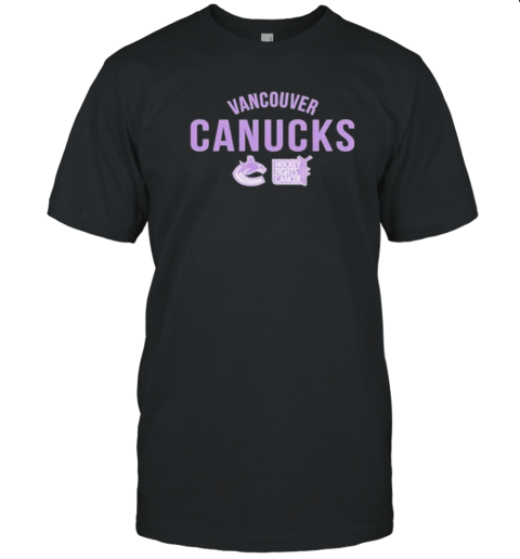 Vancouver Canucks Richmond Resilient Hockey Fights Cancer T-Shirt