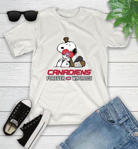 NHL The Peanuts Movie Snoopy Forever Win Or Lose Hockey Montreal Canadiens 103