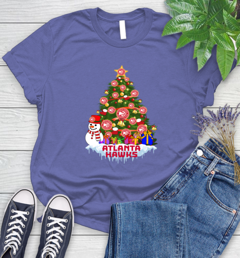 Atlanta Hawks Merry Christmas NBA Basketball Sports Women's T-Shirt 12 Atlanta Hawks Merry Christmas NBA Basketball Sports Women's T-Shirt - Image 12