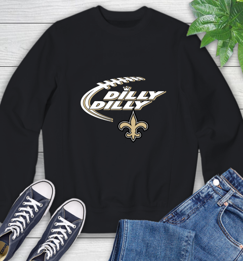 NFL New Orleans Saints Dilly Dilly Football Sports Sweatshirt 2