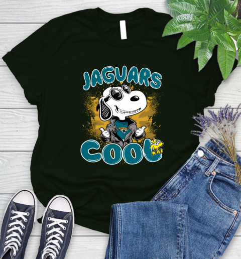 NFL Football Jacksonville Jaguars Cool Snoopy Shirt Women's T-Shirt 5