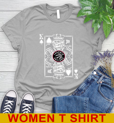 Toronto Raptors NBA Basketball The King Of Spades Death Cards Shirt Women's T-Shirt 5