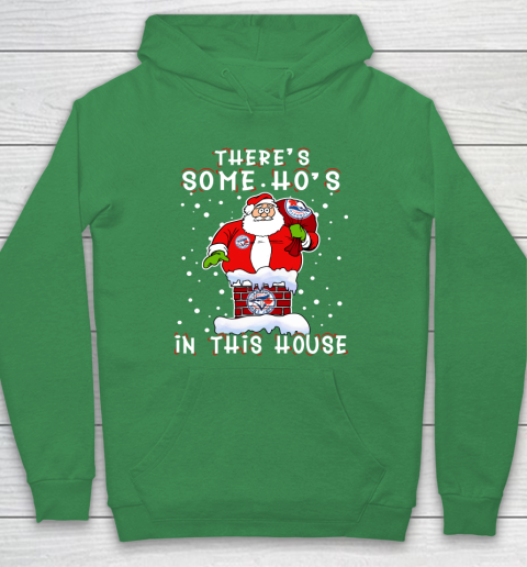 Toronto Blue Jays Christmas There Is Some Hos In This House Santa Stuck In The Chimney MLB Hoodie 5