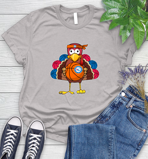 Philadelphia 76ers Turkey thanksgiving day Women's T-Shirt 10