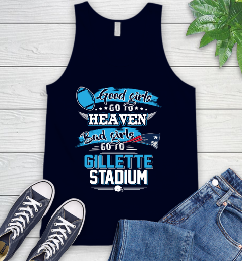 New England Patriots NFL Bad Girls Go To Gillette Stadium Shirt Tank Top 2