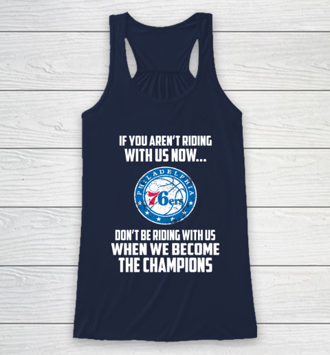 NBA Philadelphia 76ers Basketball We Become The Champions Racerback Tank 8