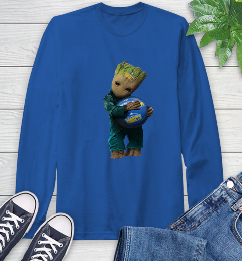 NBA Groot Guardians Of The Galaxy Basketball Sports Denver Nuggets Long Sleeve T-Shirt 9