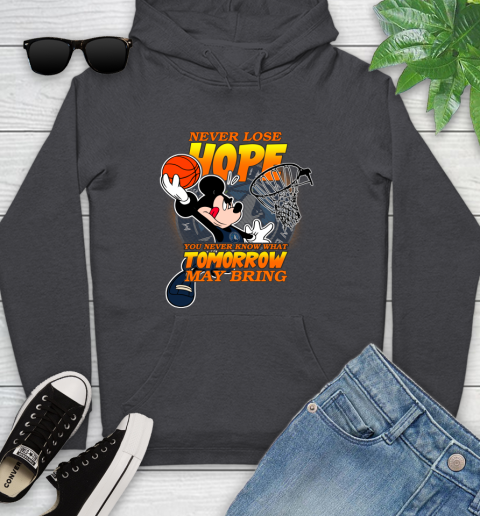 Minnesota Timberwolves NBA Basketball Mickey Disney Never Lose Hope Youth Hoodie 8