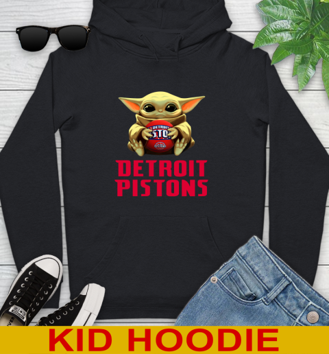 NBA Basketball Detroit Pistons Star Wars Baby Yoda Shirt 135