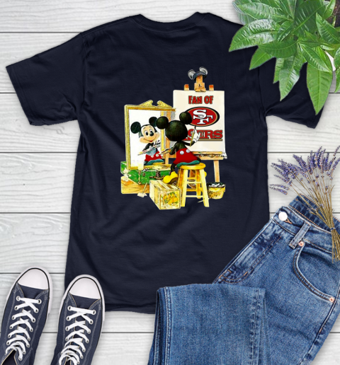 NFL Football San Francisco 49ers Mickey Drawing Shirt 83