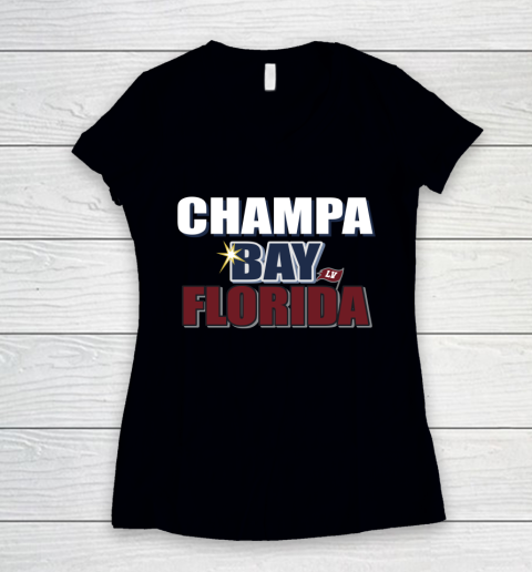 Champa Bay Florida Women's V-Neck T-Shirt
