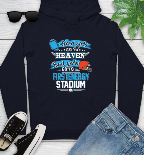 Cleveland Browns NFL Bad Girls Go To Firstenergy Stadium Shirt Youth Hoodie 3