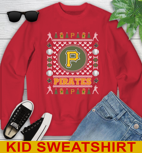 Pittsburgh Pirates Merry Christmas MLB Baseball Loyal Fan Youth Sweatshirt 7