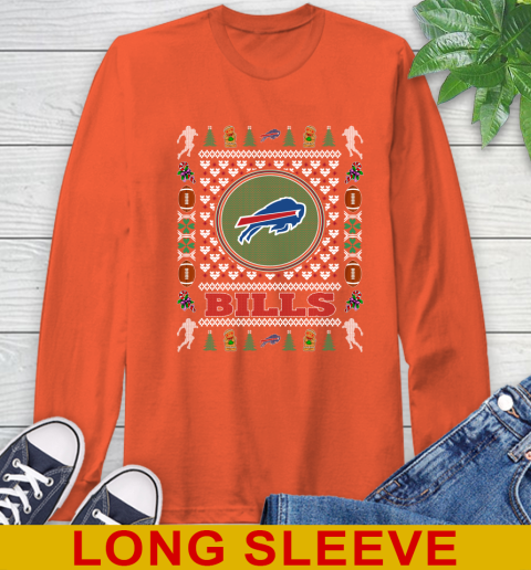 Buffalo Bills Merry Christmas NFL Football Loyal Fan Long Sleeve T-Shirt 4