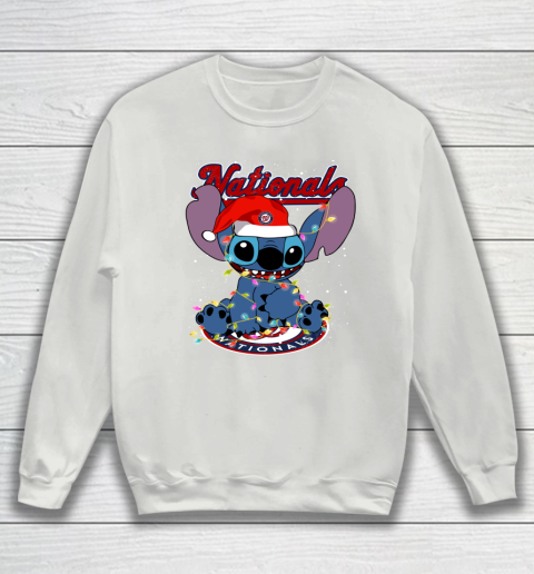 Washington Nationals MLB noel stitch Baseball Christmas Sweatshirt 3