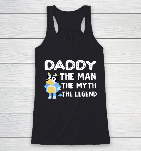 Bluey Dad Working For Father Day Lover Racerback Tank