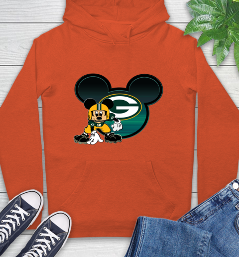 NFL Green Bay Packers Mickey Mouse Disney Football T Shirt Hoodie 5